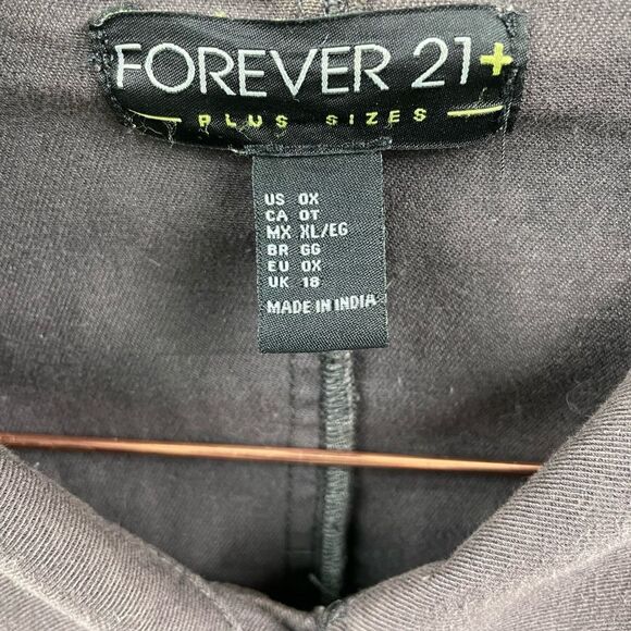 Forever 21+| plus size cargo button down shirt / Blazer size OX , Brown/maroon. - Picture 4 of 7